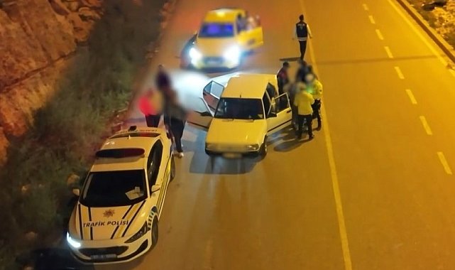 Gaziantep'te 'Narko-Alan' uygulaması: 75 araca 3 milyon TL ceza