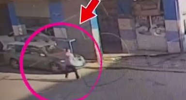 Gaziantep'te iş yerine pompalı tüfekle saldırı: O anlar kamerada
