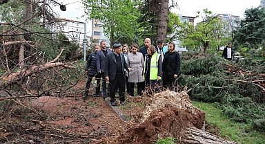 Gaziantep'te 'süper hücre'ye karşıu tüm ekipler sahada