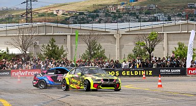 Gaziantep'te Türkiye Drift Şampiyonası heyecanı