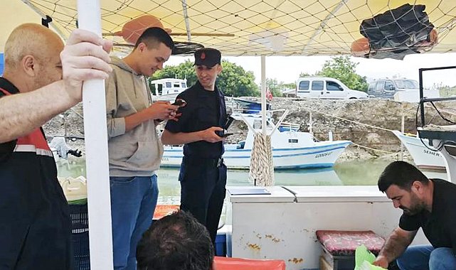 Gazipaşa'da balıkçı teknelerine sıkı denetim