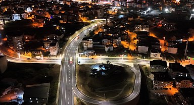 Gebze Eskihisar Feribot Yolu ışıl ışıl