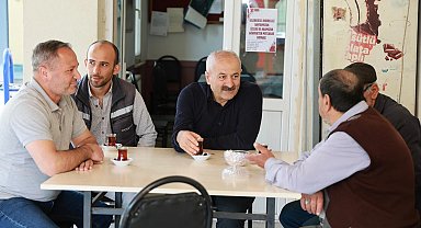 Gebze'de Başkan Büyükgöz Yağcılar sakinlerini dinledi