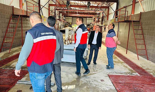 Gediz'de geçici kurban kesim yerlerinde denetim