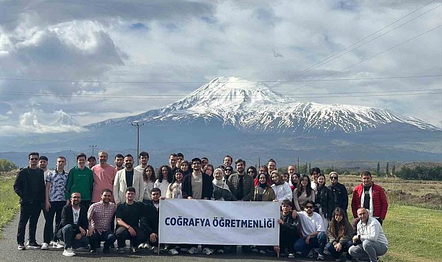 Geleceğin coğrafya öğretmenlerinden Kuzeydoğu Anadolu'da saha araştırması