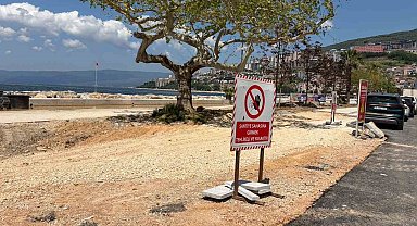 Gemlik sahil çalışmaları tüm hızıyla sürüyor
