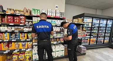 Germencik'te bayram öncesi marketlere sıkı denetim