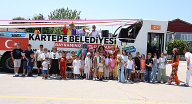 Gezici bayram otobüsü Kartepe'de çocuklarla buluşacak