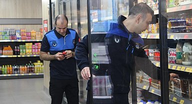 Giresun'da marketlerde zabıta denetimi