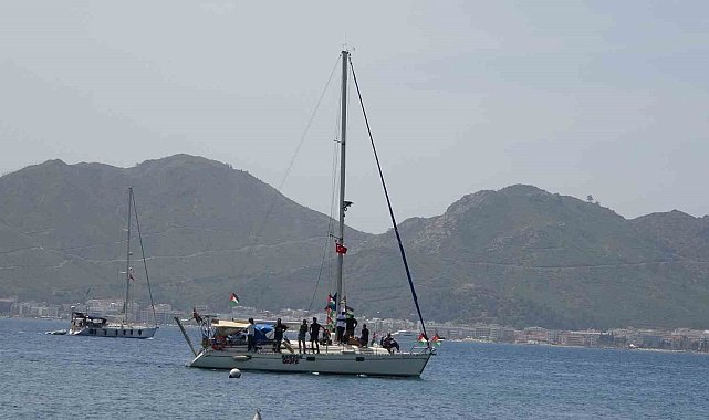 Global Sumud filosu Marmaris'ten Gazze'ye doğru yola çıkıyor