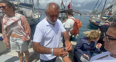 Global Sumud filosu Marmaris'ten Gazze'ye doğru yola çıktı