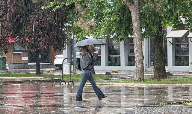 Gök gürültülü sağanak yağış uyarısı