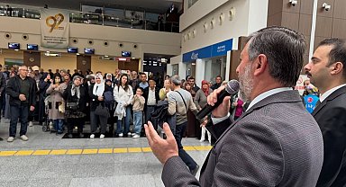Hacı adayları Çanakkale'den kutsal topraklara uğurlandı