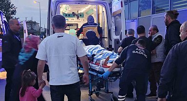 Hafif ticari aracın çarptığı kurye ağır yaralandı, kaçan sürücü yakalandı
