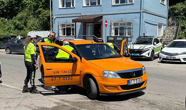 Hakkında yakalama kararı bulunan şahıs taksi kullanırken yakalandı