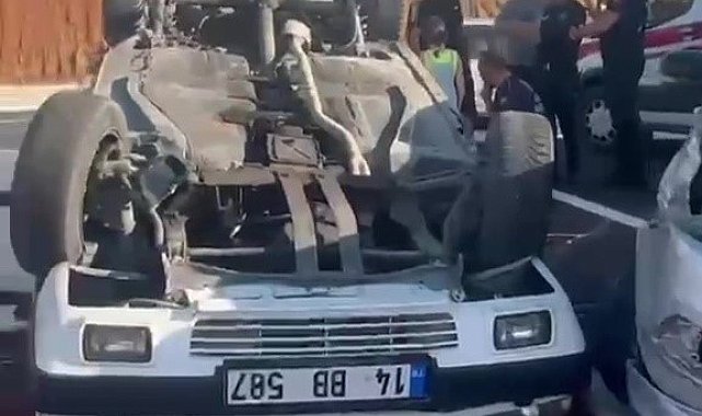 Hastane kavşağında kaza: 5 yaralı