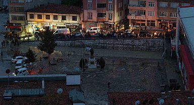 Havza sele teslim: İlçe havadan görüntülendi