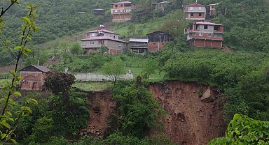 Heyelan tehlikesi altındaki evler boşaltıldı
