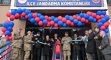 Hınıs'ta jandarma hizmet binası törenle açıldı