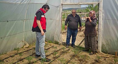 Hisarcık'ta üreticiler sebze yetiştiriciliği konusunda bilgilendirildi