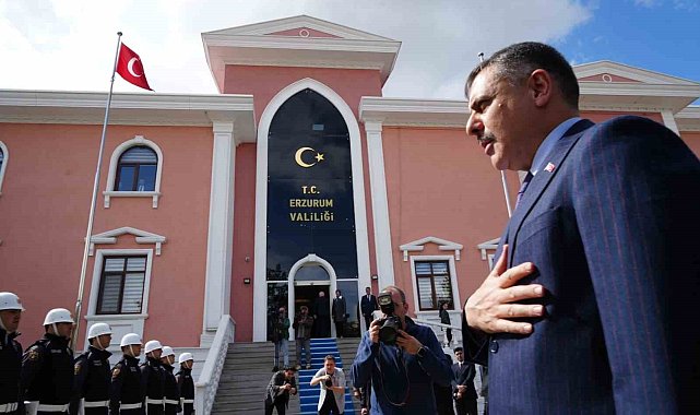 İçişleri Bakanı Çiftçi Erzurum Valiliği'nde il yöneticileri ile bir araya geldi