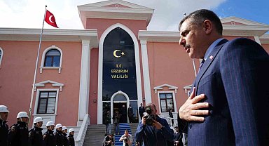 İçişleri Bakanı Çiftçi Erzurum Valiliği'nde il yöneticileri ile bir araya geldi
