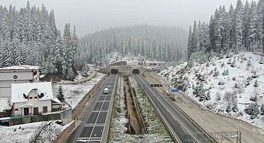 Ilgaz Dağı mayıs ayında beyaza büründü