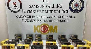 İlkadım'da iş yerine kaçak sigara baskını