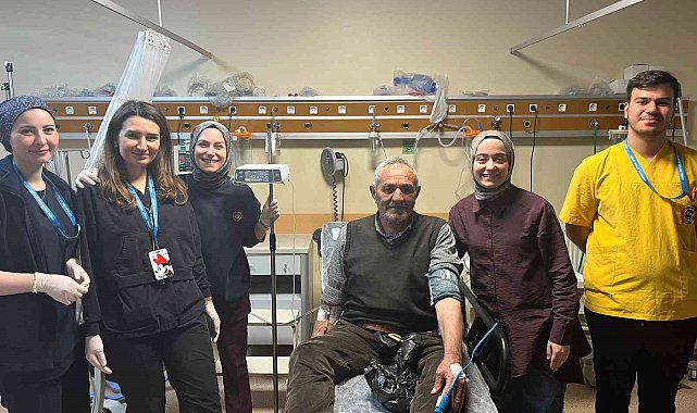 İnme hastasına hayat kurtaran müdahale