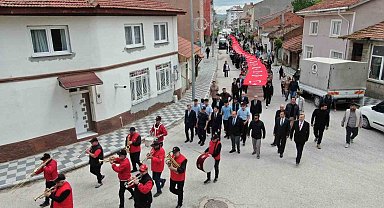 İnönü'de 107. Yıl Gençlik Yürüyüşü düzenlendi