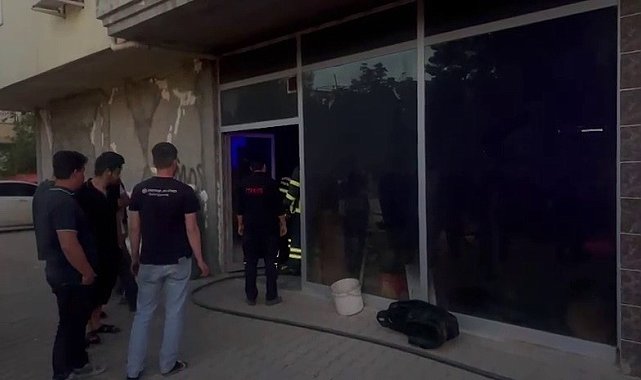 İş yerinde korkutan yangın