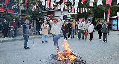 İstanbul Çekmeköy'de Hıdırellez ateşi yandı