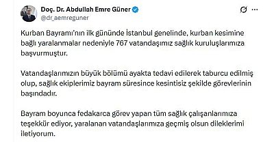 İstanbul'da bayramın ilk günü 767 kişi kurban keserken yaralandı