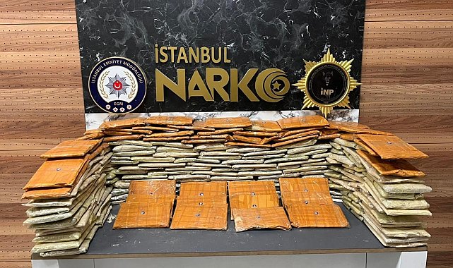 İstanbul'da uyuşturucu operasyonu: 92 kilo eroin ele geçirildi