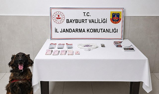 İstanbul'dan Bayburt'a uyuşturucu getiren 3 şüpheli yakalandı