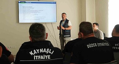 İtfaiye personeline doğalgaz eğitimi