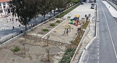 İzmir'de atıl alan mahalle parkına dönüştü