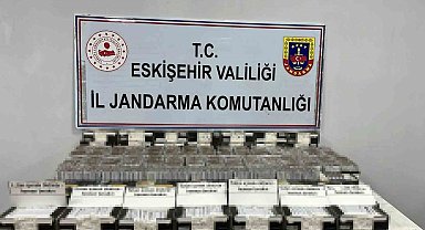 Jandarma 21 bin 240 adet içi doldurulmuş kaçak makaron ele geçirildi