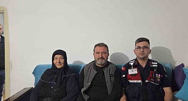 Jandarma ekiplerinden gaziye anlamlı ziyaret