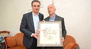 Kahraman gazilere bayram ziyareti