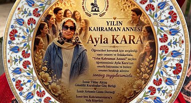 Kahraman öğretmen Ayla Kara'ya 'yılın annesi' ödülü