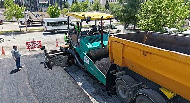 Kahramanmaraş'ta asfalt çalışmaları