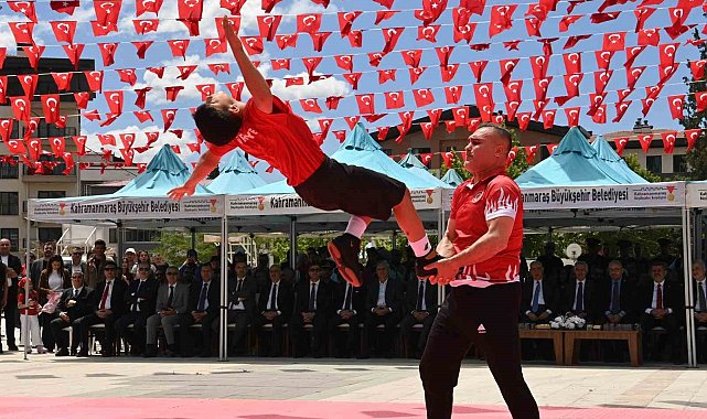 Kahramanmaraş'ta Atatürk'ü Anma, Gençlik ve Spor Bayramı coşkuyla kutlandı