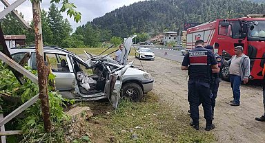 Kahramanmaraş'ta trafik kazası: 1 yaralı