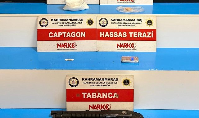 Kahramanmaraş'ta uyuşturucu operasyonu: 1 tutuklama