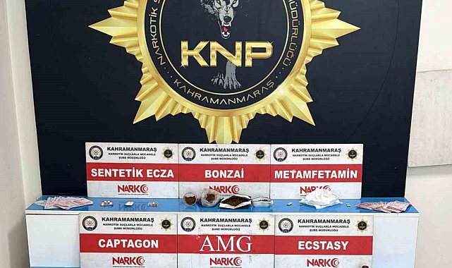 Kahramanmaraş'ta uyuşturucu operasyonu: 3 tutuklama