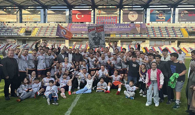 Karabük 1.Amatör Lig'de şampiyon Safranboluspor