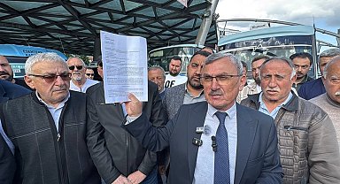 Karabük'te minibüs esnafından "haksız rekabet" tepkisi