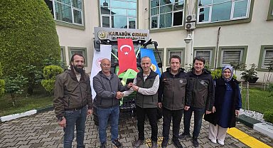 Karabük'te ORKÖY desteğiyle ilk traktör teslim edildi