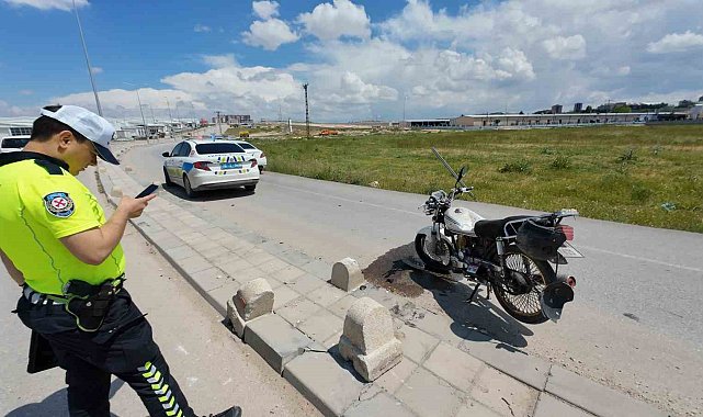Karaman'da motosiklet kazası: 1 yaralı